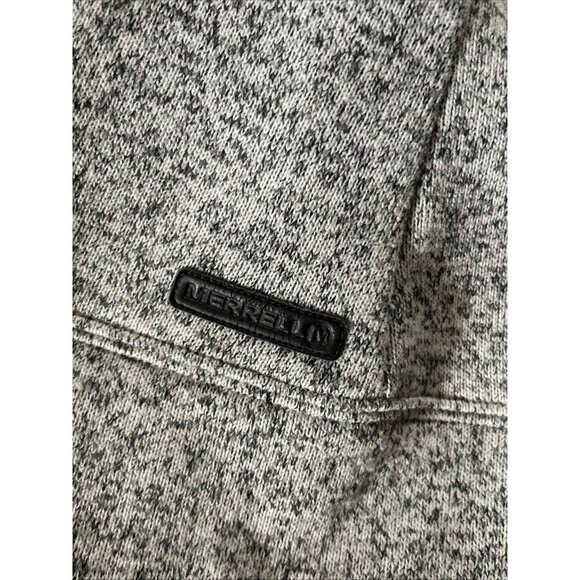 Merrel Women’s Grey Cream Medium Button Up Jacket shacket Size M - Picture 11 of 12